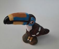 Vintage LEPS Peru Toucan Figurine