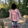 Harmont & Blaine furry coat girl 12-24m Image 4