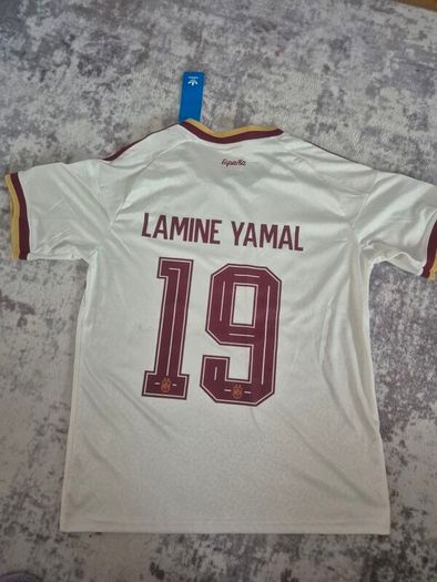 Spain 2026 LAMINE YAMAL #19 2 stars World cup winner Away Jersey