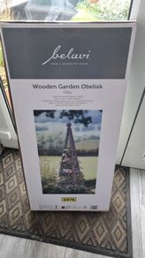 Wooden Garden Obelisk