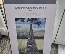 Wooden Garden Obelisk
