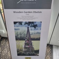 Wooden Garden Obelisk