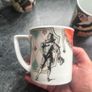 A Collection of 4 Porcelain Cups by Le Porcellane d'Ancap Image 4
