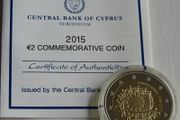 Cyprus 2 euro Proof coin 2015 - 30 Years of European Union Flag