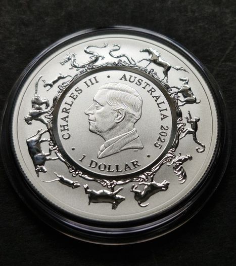 2025 RAM Lunar Year of the Snake 1oz Silver Coin Australia 999
