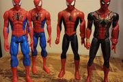 4 x Spiderman Figures