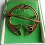 Vintage Beautiful Celtic Brooch made of Bronze Image 2
