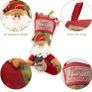 Christmas Stockings, 3 Pack 18" Personalized Xmas Stockings with 3D Snowflake Santa, Snowman, Reindeer for Family Holiday Christmas Party Decorations (FREE POSTAGE) Image 5