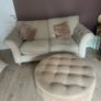 3 + 4 seater couches and pouffe/ottoman Image 3