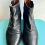 Jigsaw crinkle leather ankle boots 40/7 Image 3