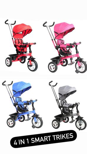 Kiddo 4 in 1 Smart Trikes Tricycles Baby Bikes