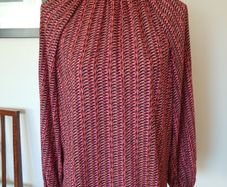 Gallery ladies patterned blouse uk10
