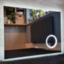 LED Bathroom Mirror 80x60cm Makeup Antifog Cold Light Image 2
