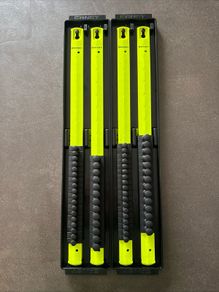Ernst Manufacturing Socket Boss Combo 4 Rails, Yellow (8511A) Toolbox Organiser