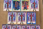 Yamal Topps Chrome Mix Bundle 15 Cards Sapphire &amp; Logo Fractor