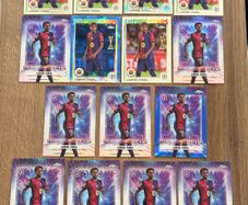 Yamal Topps Chrome Mix Bundle 15 Cards Sapphire & Logo Fractor