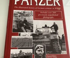 Books. "PANZER". Hard back book.