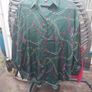Green and chain print blouse ( free postage) Image 8