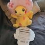 Tokyo Pokemon Center DX Limited Plush doll Sakura Afro Hair Pikachu Japan rare Image 3