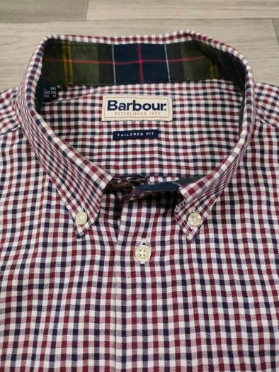 Barbour Button Down Check Oxford Shirt Mens XXL