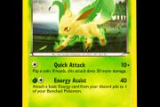 Leafeon 6/108 Non Holo Rare Black and &amp; White Dark Explorers Pokemon Card 2012 Eeveelution