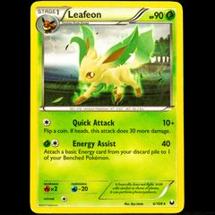 Leafeon 6/108 Non Holo Rare Black and & White Dark Explorers Pokemon Card 2012 Eeveelution
