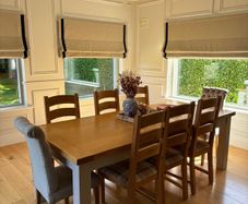 Dining room table and 8 chairs