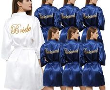 A bridesmaid robe