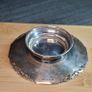Antique Silver scrollwork footed dish. Hallmarked Birmingham Image 5
