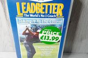 A Lesson With Leadbetter Taking It To The Course Vhs -rare Retro Video Tape Golf