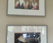 Fish paintings 63cm w x 43 h