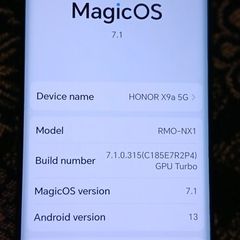 Honor x9a 5g