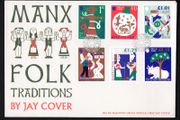 2018 Isle of Man Manx Folk Traditions Commemorative Stamps First Day Cover (FDC)