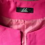 Pink Cropped Blazer Jacket Image 2