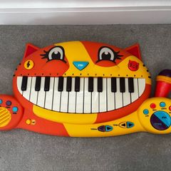 B. toys Meowsic Interactive Cat Piano with Microphone