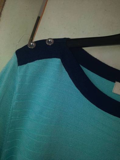 Bassini Turquoise Jumper , UK 16 (Large)