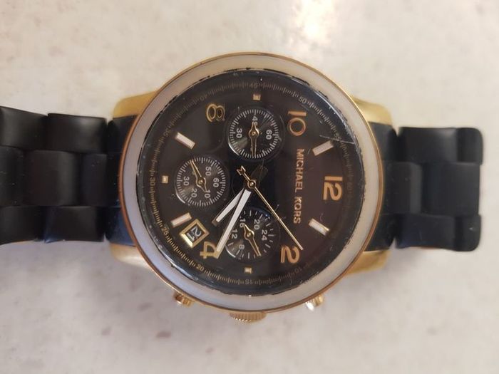 Michael Kors Black Catwalk Chronograph Watch