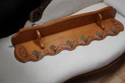 French Carved Oak Wall Coat Rack