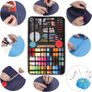 NEW SALE | 184 Pcs Premium Large Sewing Supplies with PU Case,38 XL Thread Spools,Scissors,Thimble,Threader,Needle,Suitable for Traveller,Adults,Kids,Beginner,Emergency,DIY and Home Button Repair Kit Image 3