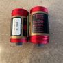 Two spools of red viscose knitting and crochet yarn Image 2
