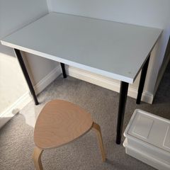 Table White Ikea Linnmon / Adils
