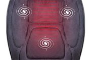 Vibration Massage Chair with Heat - 6 Vibrating Massage Motors, 3 Heat Levels, Back Massager, Massage Seat Cushion, Massage Chair Pad for Home Office use