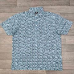 FootJoy FJ Patterned Golf Polo Shirt Mens XL
