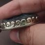 Handmade Vintage Labradorite Lion Face Brass Floral Design Pendant Image 7