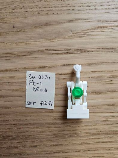 lego sw0591 PK-4 droid, set star wars 75058