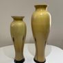Pair of Caithness Glass (Ebony and Sand) Art Glass Vases with Original Labels Image 5