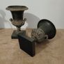 Vintage pair of plaster urns Image 2