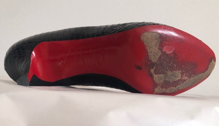 Christian Louboutin peep toe heels - UK size 6.5
