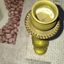 Vintage Solid Brass Candlestick with a Dolphin Balancing a Candle Cup on Tail Fin. Rare. Postage Available or Collection Image 2