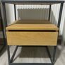 Oak wood bedside table In great condition. Image 5